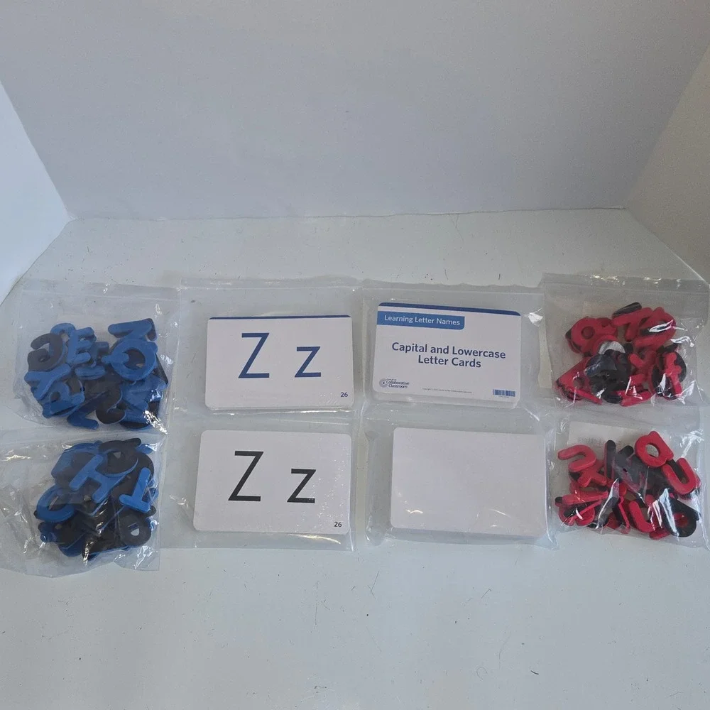 Collaborative Classroom Learning Letter Names Cards and Foam Letters Set 2020